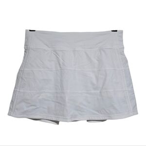 lululemon Pace Rival Skirt White Size 6 Tall